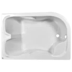 بانيو هاواي الطيب 180×120 سم صرف يمين او شمال شاسية بالجانب