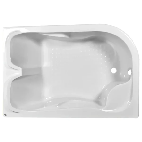 بانيو هاواي الطيب 180×120 سم صرف يمين او شمال شاسية بالجانب