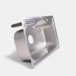 حله - حوض كيرو ستانليس ستيل 50x80سم مقاوم للصدأ