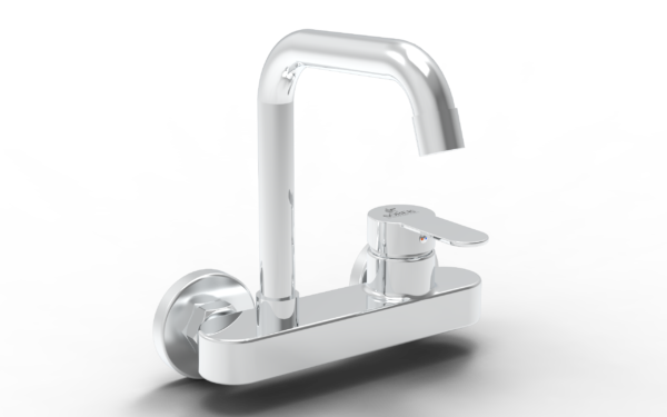 خلاط مطبخ حائط سولانو من سوبيك مقاوم للصدأ