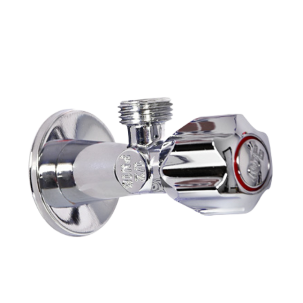 محبس زاوية مقبض نحاس شامل وش استانلس